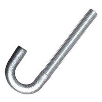 JBB7127Z 1/2"-13 X 7" J-Bolt, A193-B7, (4.250" thread), Zinc